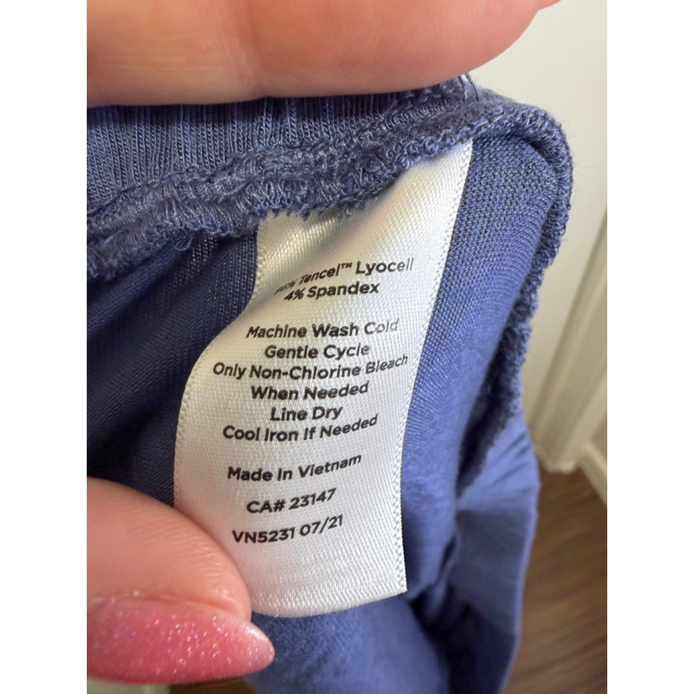 Haven Well Within TENCEL™ Lounge Shorts | Blue | Size L | NWT - Picture 9 of 9
